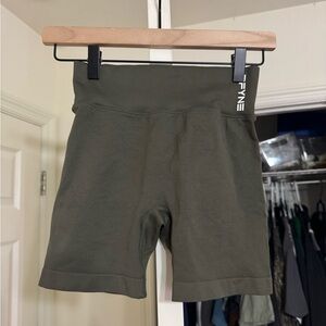 FYNE Olive Green High-Waist Women’s Bike Shorts